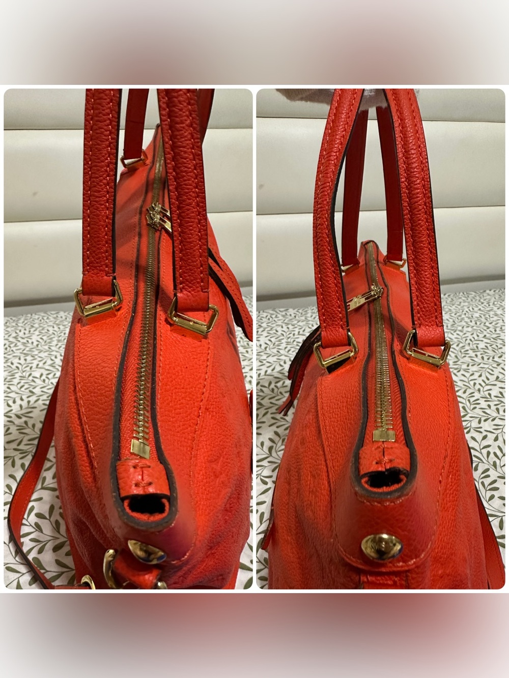Louis Vuitton Bastille Orange Empreinte Leather - Picture 8 of 15